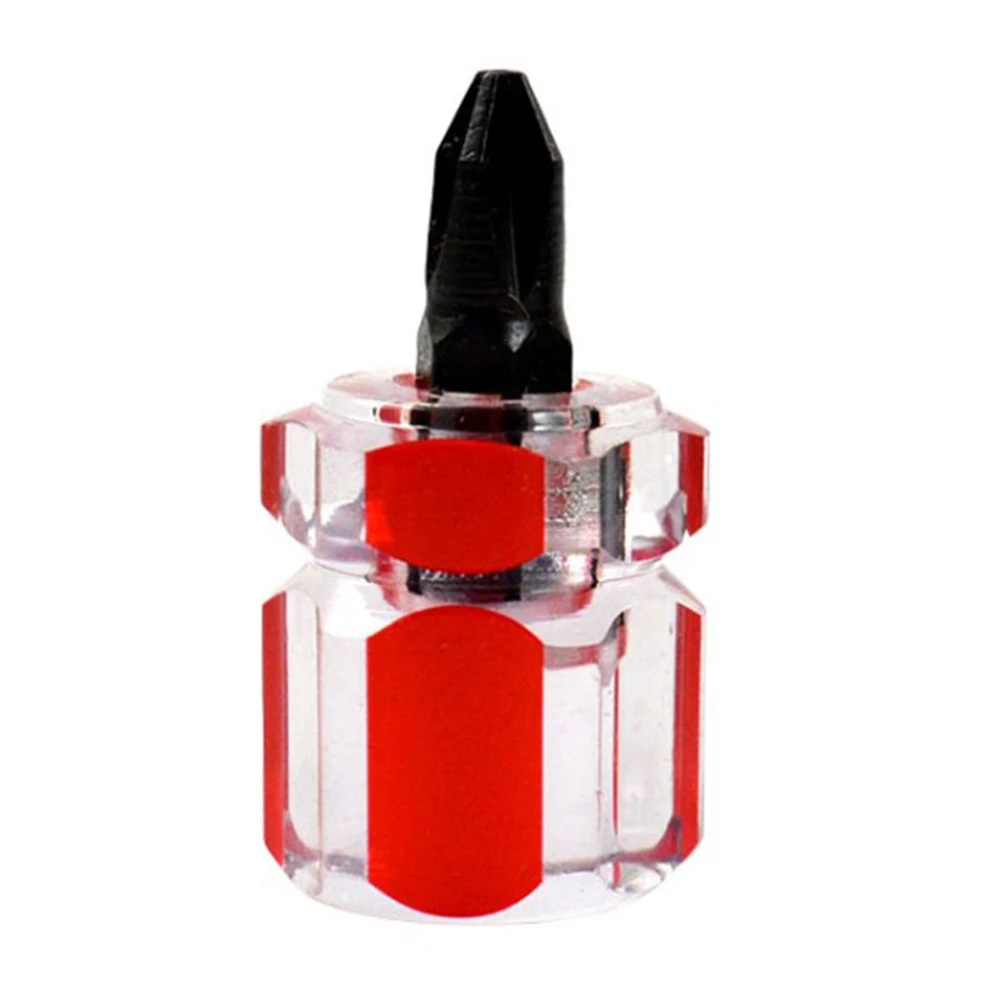 

37mm Mini Slotted/Cross Magnetic Screwdriver Chrome Vanadium Alloy Steel For Precision Machining Screwing In Small Place