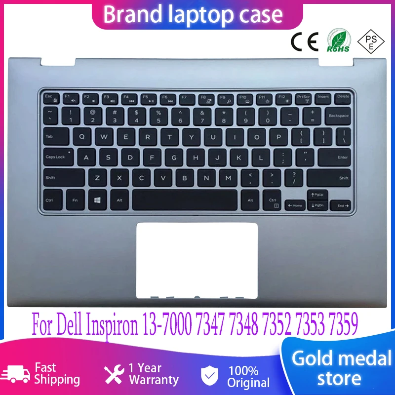 

NEW Laptop Case Palmrest Upper Case For Dell Inspiron 13-7000 7347 7348 7352 7353 7359
