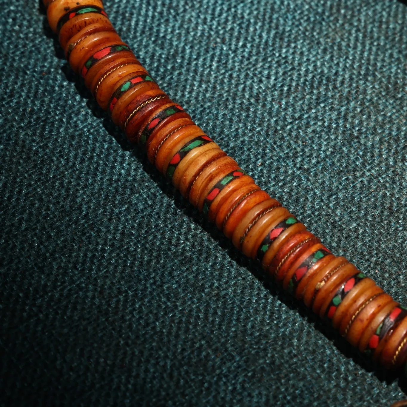 Коллекция тибетских храмов 28 дюймов резьба в старом Кабале 108 буддийские бусины