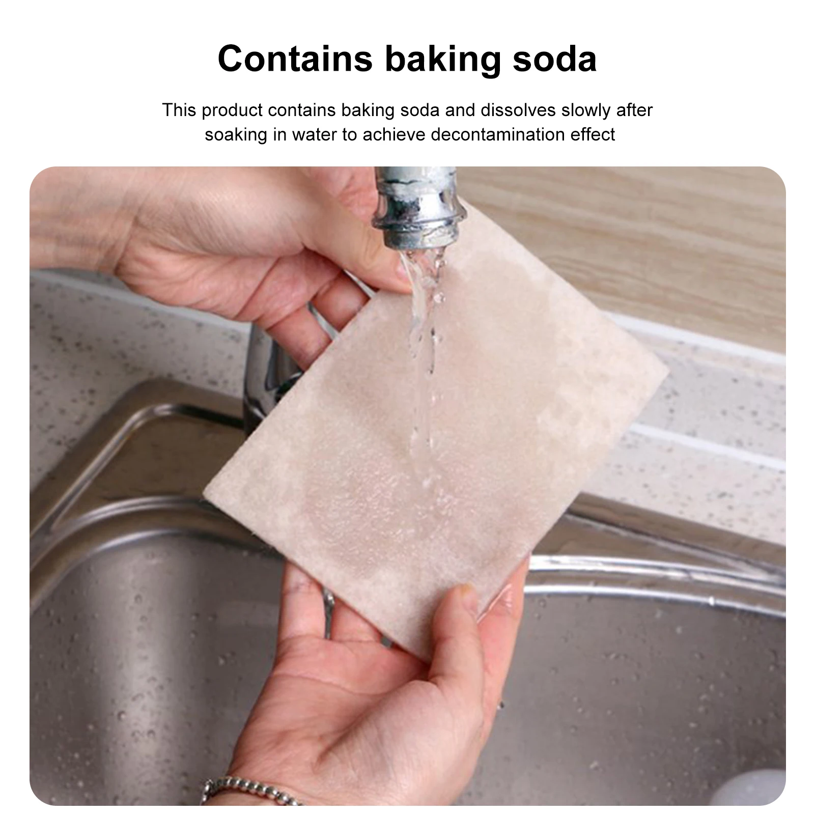 

4 шт., абразивные Салфетки Для Вытирания жидкой соды