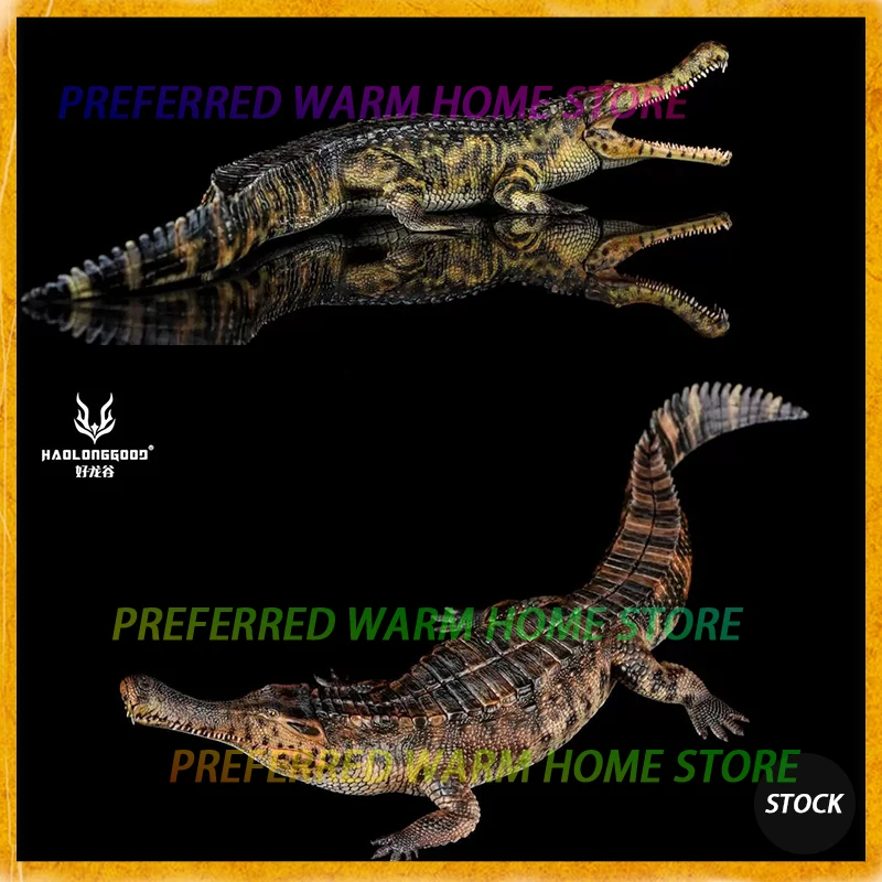 Фото Новинка в наличии: HAOLONGGOOD AW-005 Sarcosuchus imperator — игрушка-модель древнего доисторического животного, крокодила. №1