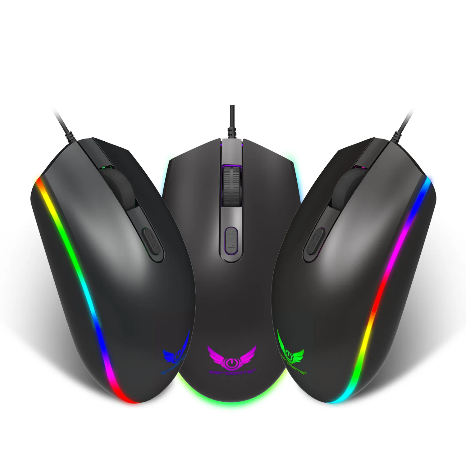 

4D 1600DPI Gaming Mouse with RGB Backlight Wired Mouse Gamer with RGB Backlit Mause Gamer for Laptop Notebook PC Accessoies