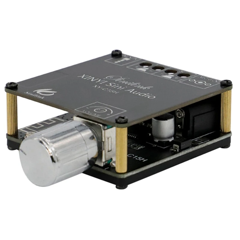 

HOT-XY-C15H 20W Power Stereo Bluetooth цифровой усилитель мощности, плата модуля, двухканальная бесступенчатая настройка на 360 градусов