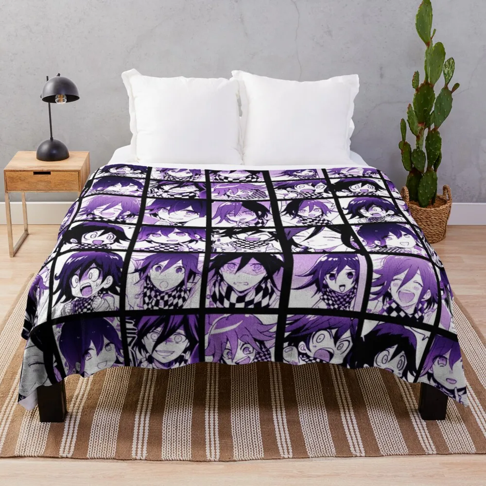 

Kokichi Manga Collection (Colored) Throw Blanket cute blanket