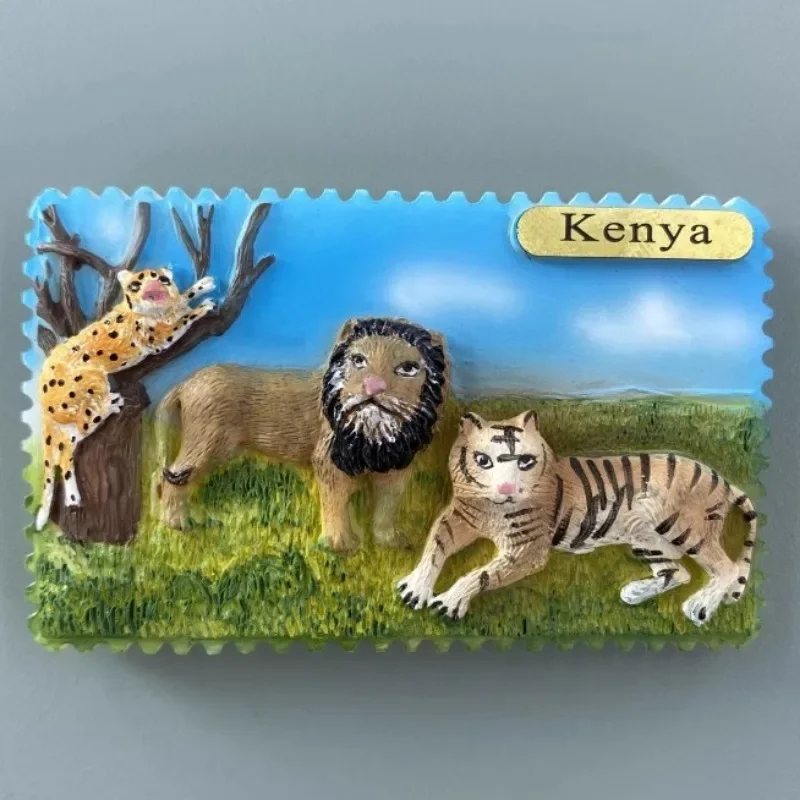 Кения наклейки на холодильник африканское озеро Накуру сувениры для путешествий