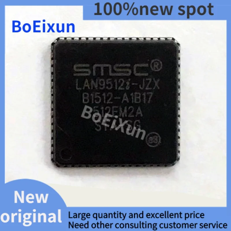 

1-10pcs LAN9512I-JZX Package QFN64 9512I-JZX Ethernet Controller MCU IC Chip Brand New Original