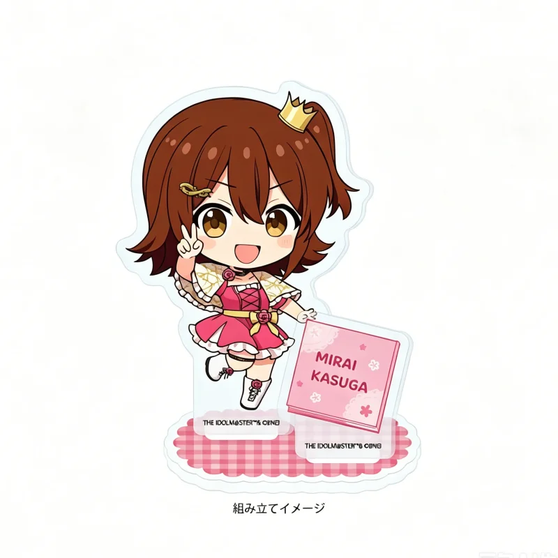 Фото Акриловая фигурка-брелок THE IDOLM@STER MILLION LIVE! (10 см), высококачественная, для фанатов, отличный подарок, украшение для книжной полки №5