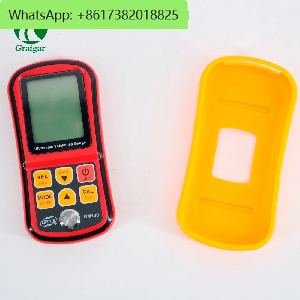 GM130 Интеллектуальный ручной ультразвуковой толщиномер с диапазоном измерения: 1