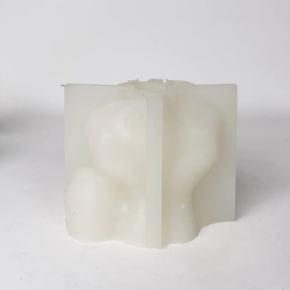 Абстрактное лицо силиконовая форма для цветочного горшка суккулентные растения