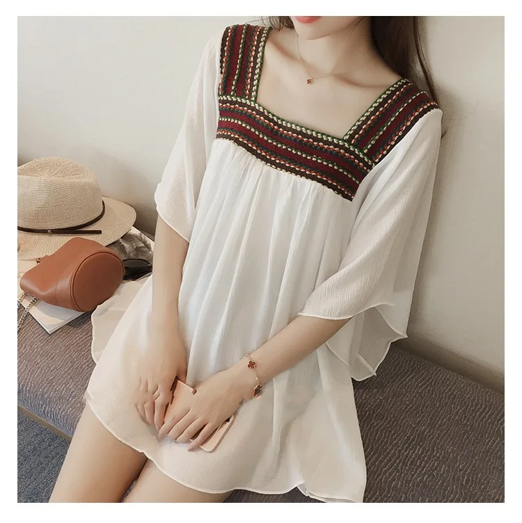 

Maternity Loose Top Summer Maternity T-Shirt Black