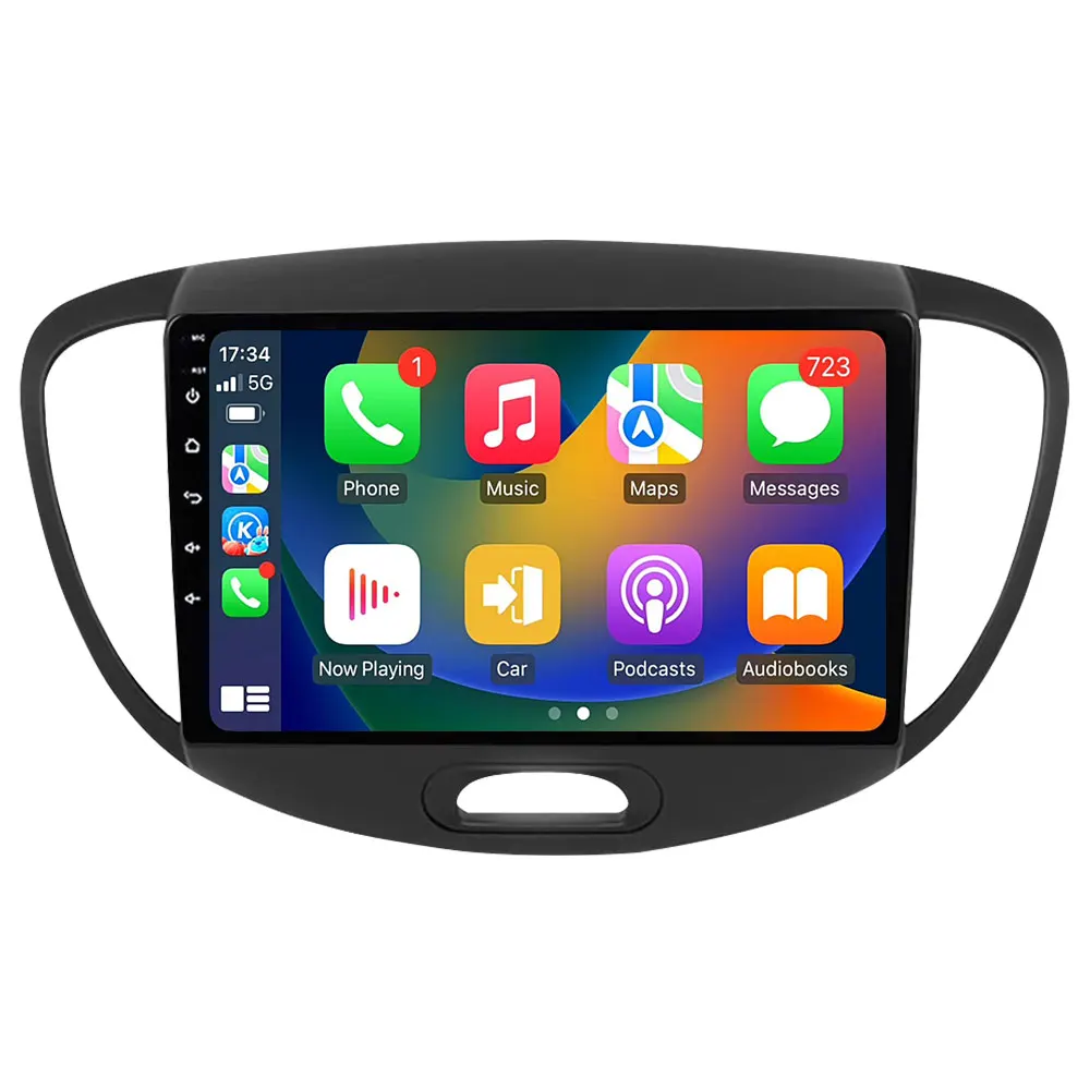 6G + 128G CarPlay 2din Android Auto Radio GPS Мультимедийный плеер для Hyundai i10 2007 2008 2009 2010-2013 DSP IPS 2DIN