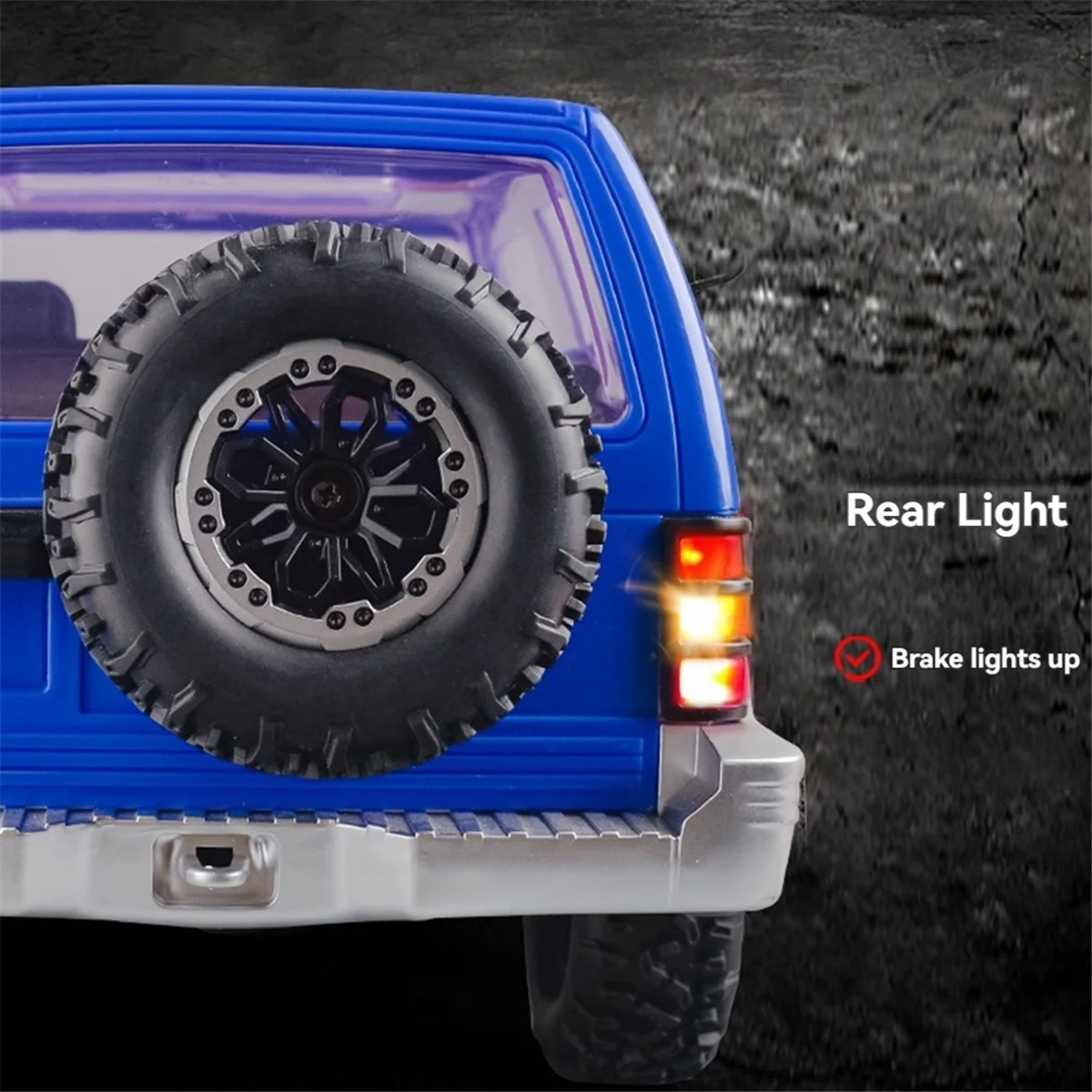 RC Remote Controlled Car with Lighting Variable Speed FourWheel Drive Drift Racing Simulation Model Toy for LD1297 B