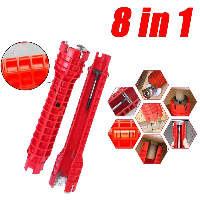 Набор гаечных ключей с трещоткой для ванной комнаты 8 в 1