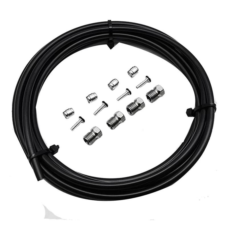

Велосипедный дисковый тормозной шланг, тормозной шланг, велосипедный масляный дисковый тормозной кабель Черного и серебряного цвета с соединительной вставкой для формулы C1