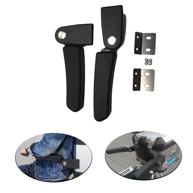 

For Suzuki V-Strom For BMW R 1200 R1250 GS F850GS Motorcycle Folding Tail Box Handrail Rear Passenger Armrest Drilling Required