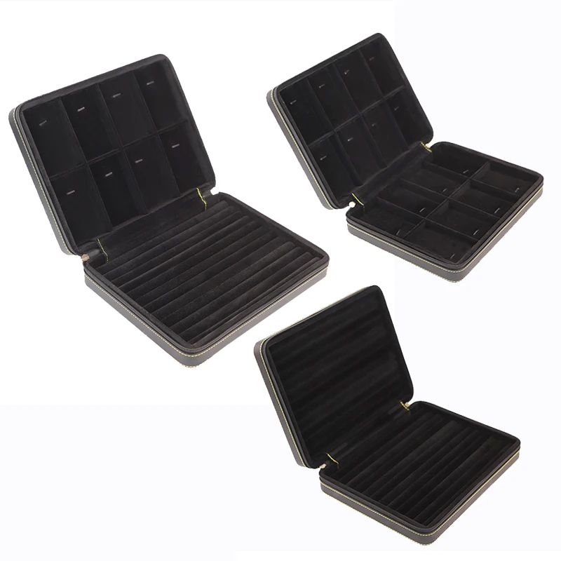 

Black Portable Pendant, Ring Large-Capacity Jewelry Bag, Portable Jewelry and Jade Storage Jewelry Bag