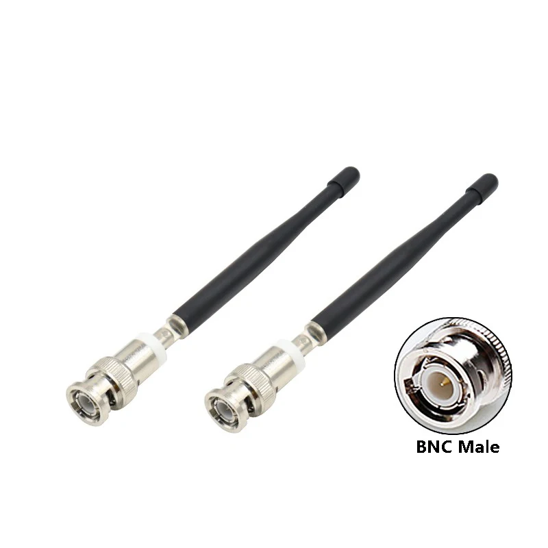 2PCS/Lot 700M 750M 800MHz KTV Dedicated Wireless Microphone Antenna BNC Male Connector Folding Glue Stick 5dbi High Gain