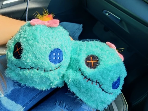 Тапочки унисекс Зимние теплые из флока с рисунком кота единорога дракона |