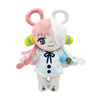 uta cosplay anime one piece flim red uta plush doll shanks daughter kawaii whale stuffed toy singing girl cartoon toys gifts