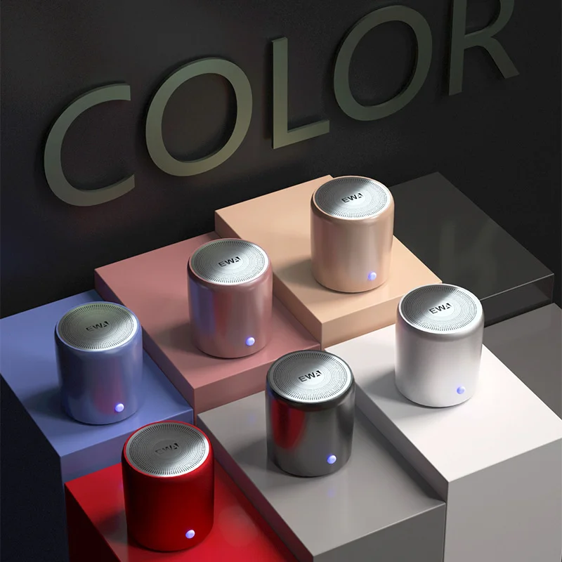 EWA/потому что love a104 беспроводной аудиосабвуфер портативный маленький стальной пистолет Подключаемая карта Мобильный телефон Мини Bluetooth динамик