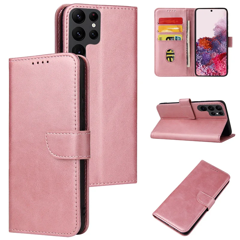 

For Samsung Galaxy A53 A52 A52S A02S A12 A13 A23 A22 A51 A50 A73 A72 A71 5G S E Wallet With Card Slot Magnetic Flip Leather Case