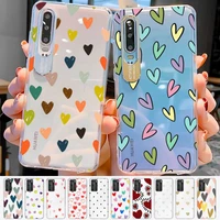 cute love heart phone case for huawei p 20 30 40 pro lite psmart2019 honor 8 10 20 y5 6 2019 nova3e