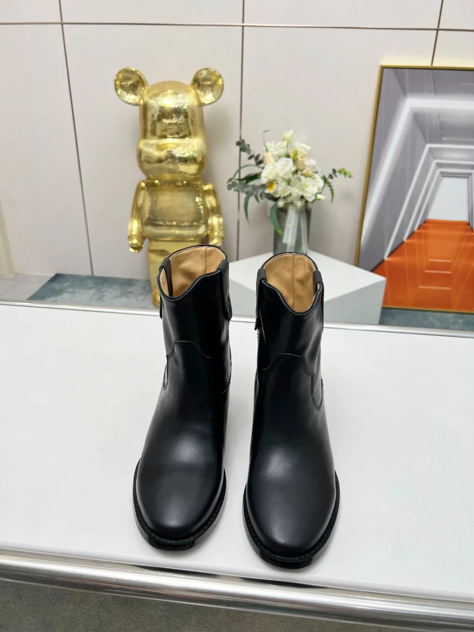 

Replica of International Brand Women's Shoes,ISABEL MARANT,Short Boots,Imported Cowhide,Ankle,Chelsea,Round Toe,6cm Inner Height