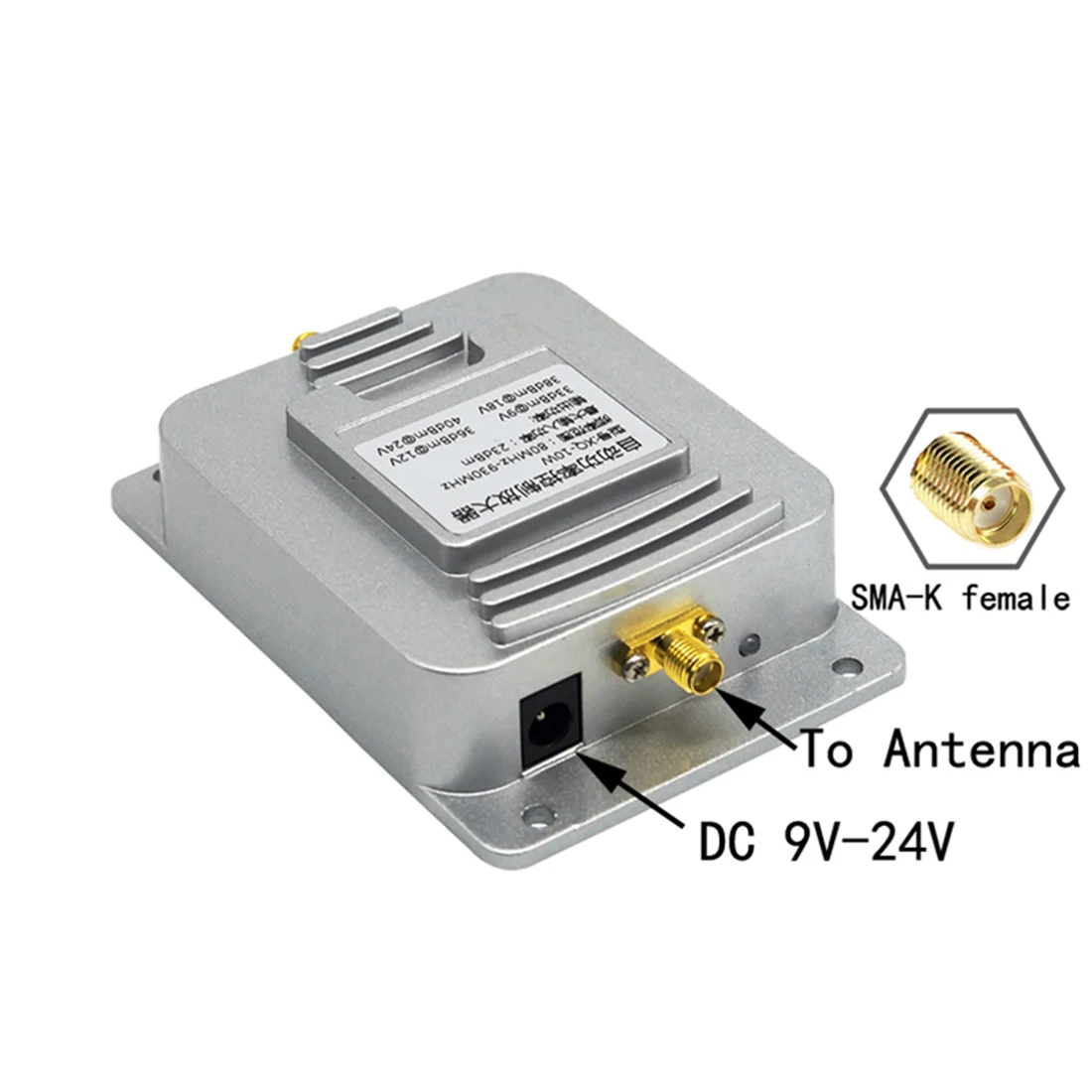 Скидка Φ ультра-Широкополосный автоматический усилитель мощности 80 МГц-930 МГц односторонний усилитель сигнала для интерфейса