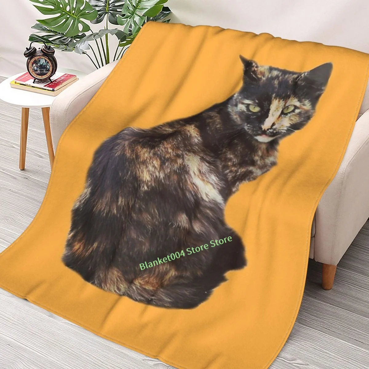 

Декоративное одеяло Burano Chimera Cat, оранжевое, итальянское, кошачий плед, 3D печать, диван, спальня, для детей и взрослых, рождественский подарок