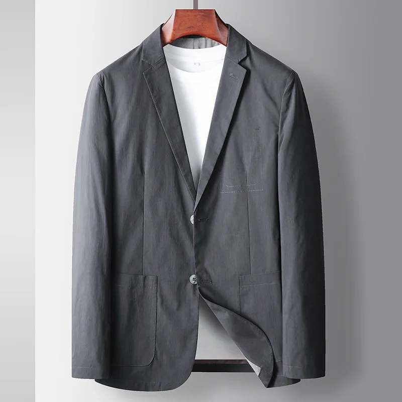 2445-R-Men's Autumn Suit Double Button Business Suit Customized Slim Fit Professional Suit Autumn Suit Customized Suit