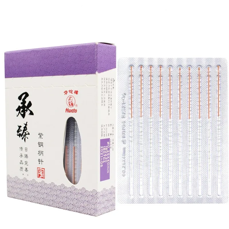 

Acupuncture Needle Disposable Sterile Chinese Acupuncture Needles Therapy Face Multi Size Bearing Copper Handle