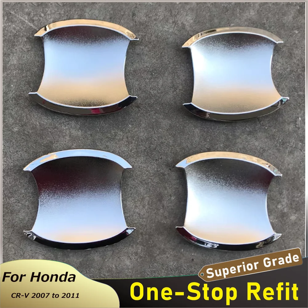 

Подходит для Honda CR-V 2007 2008 2009 2010 2011 ABS хром автомобильная внешняя дверная ручка крышка чаши декоративная рамка