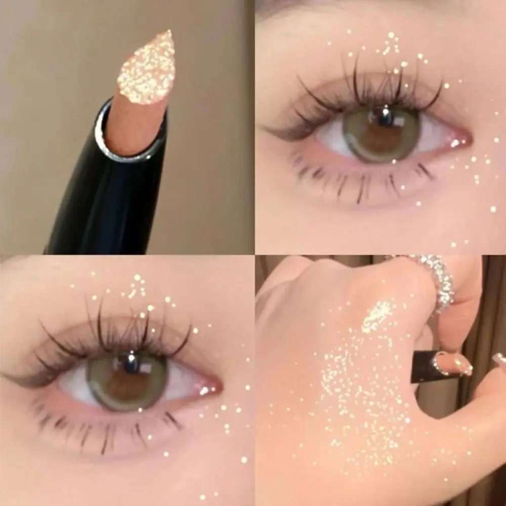 

Gel Eyeliner Highlighter Pencil Eye Shadow Pen 6 Colors Eyeliner Pen Highlight Pen Pearlescent Eyeshadow Pencil Glitter Shimmer