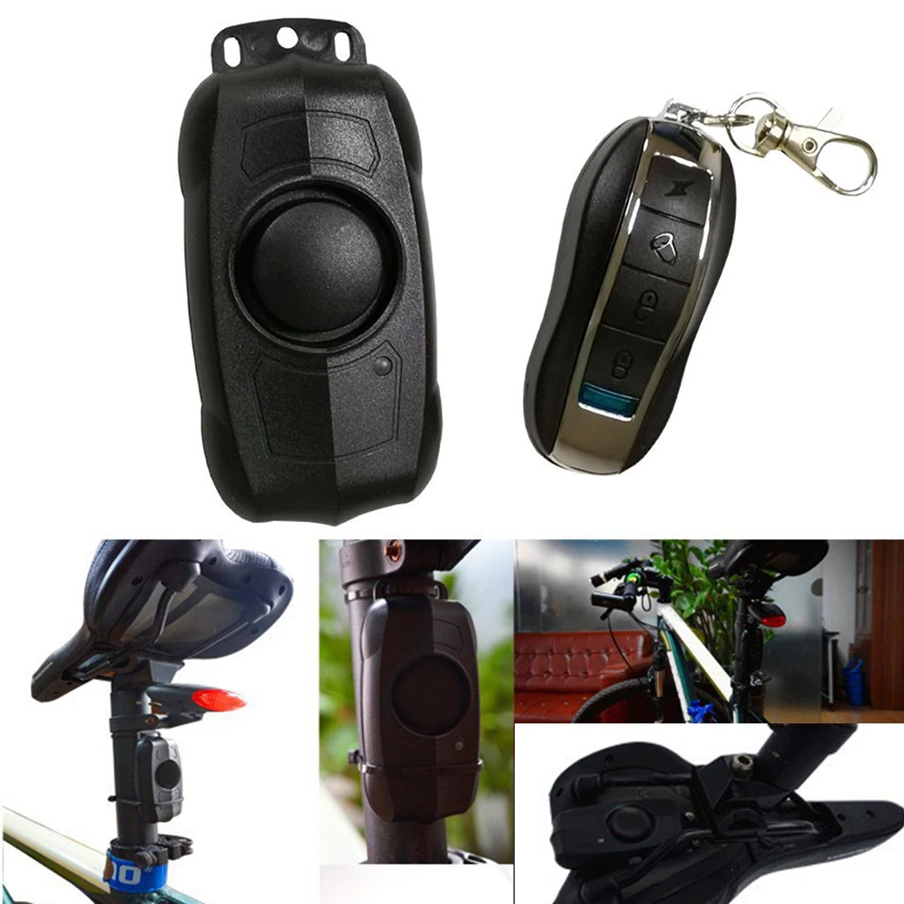 

Anti-Theft Vibration Electric Wireless Motorcycle Bicycle Alarm with Remote for E-Bike Scooter Windows Doors