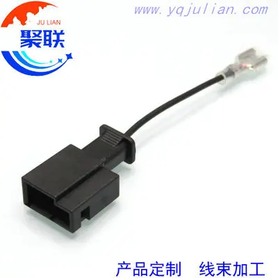 Auto 1pin plug male of 178471-2 178471 wiring electrical connector 90980-10619 9098010619 with wire