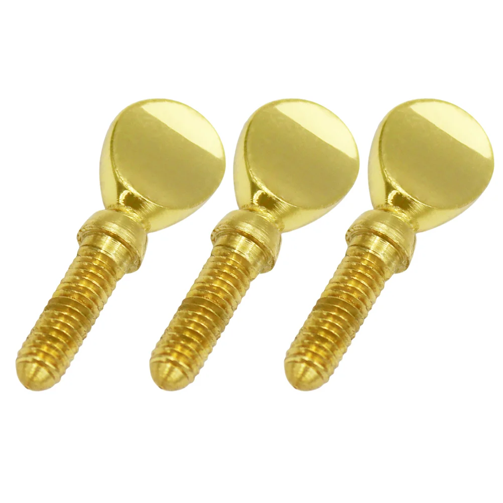 

3pcs Durable Saxophone Neck Screws Saxophone Replacement Accessories (Golden)