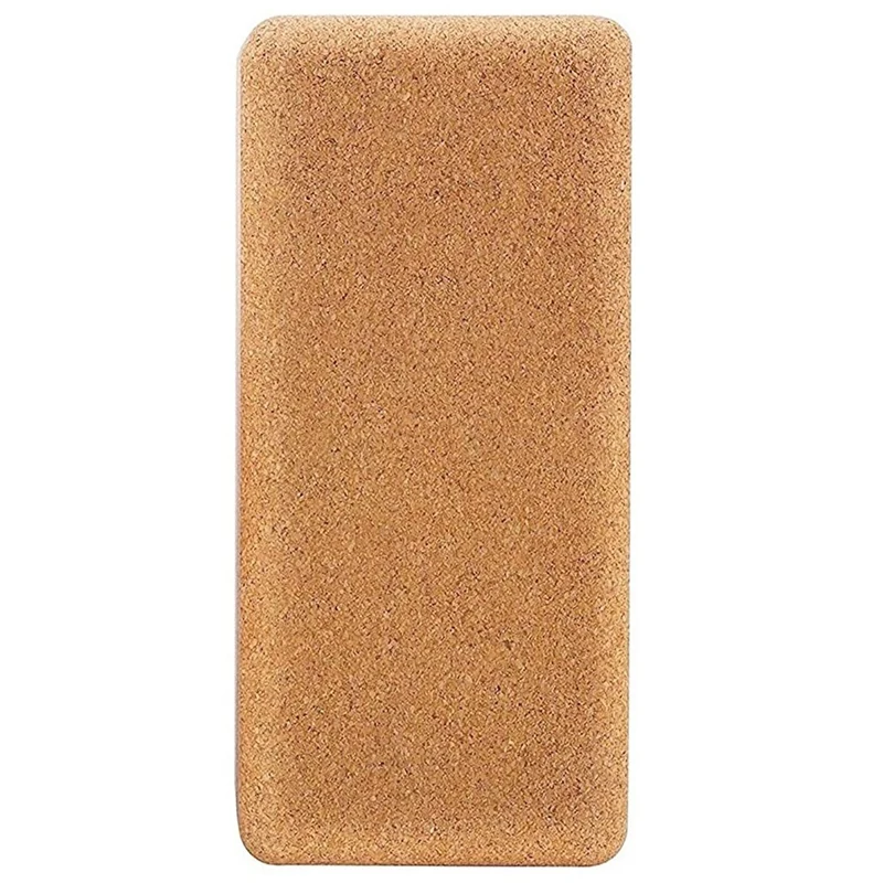 2 шт. толстый блок для йоги пробковый высокая плотность пресс ног начинающих