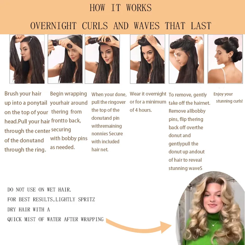 4 шт./набор щипцы для завивки волос