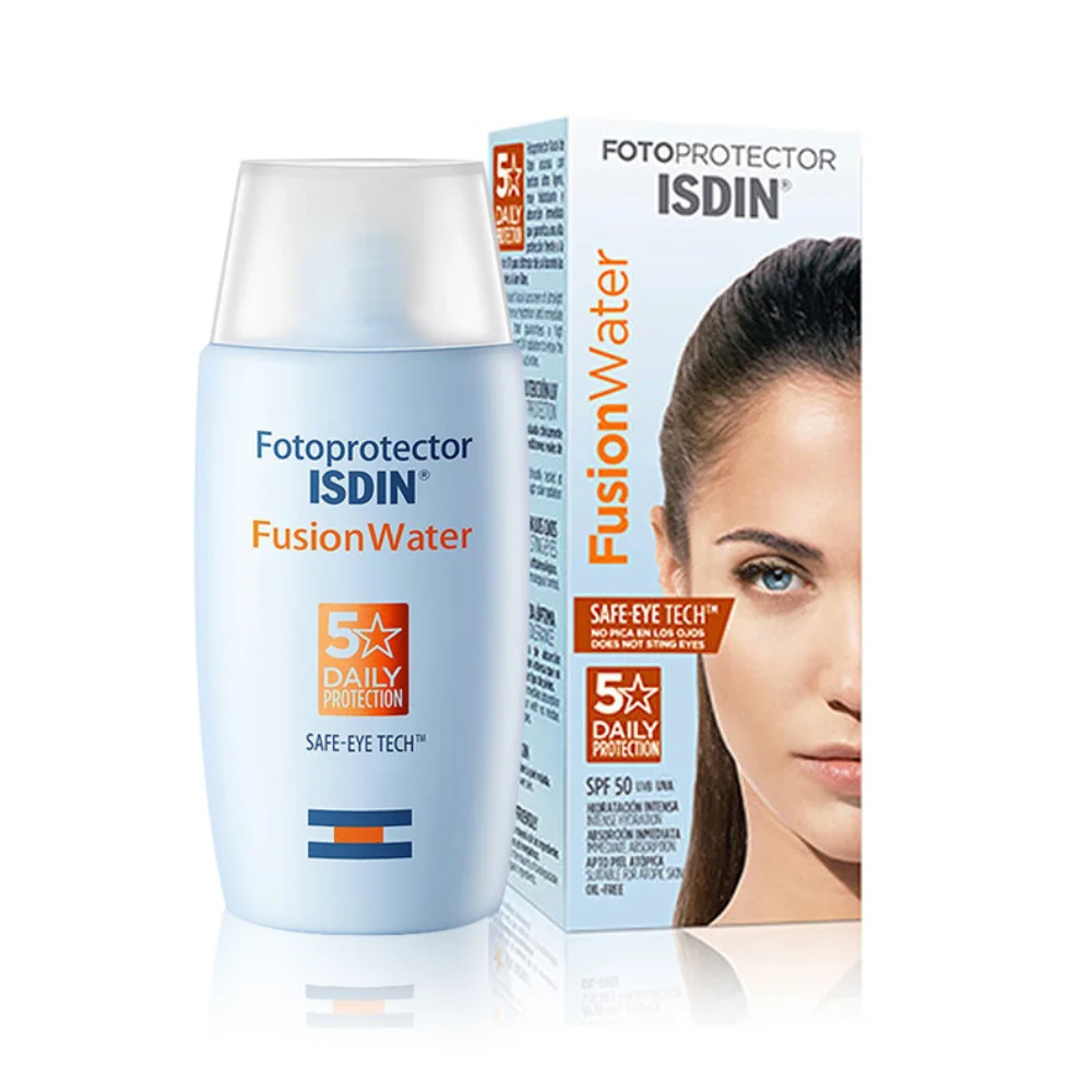 

Spain ISDIN Sunscreen SPF50 PA+++ Whitening Brightening Anti-spot Isolation 50ML Fade Spot Moisture Calming Skin Care Products