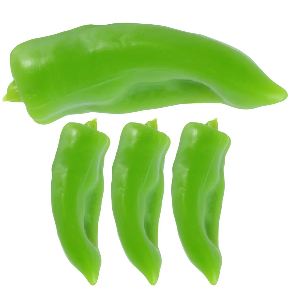 

Artificial Peppers Vegetables Chilipepper Mini Model Simulation Faux Fake Miniature Realistic Display Lifelike Decoration