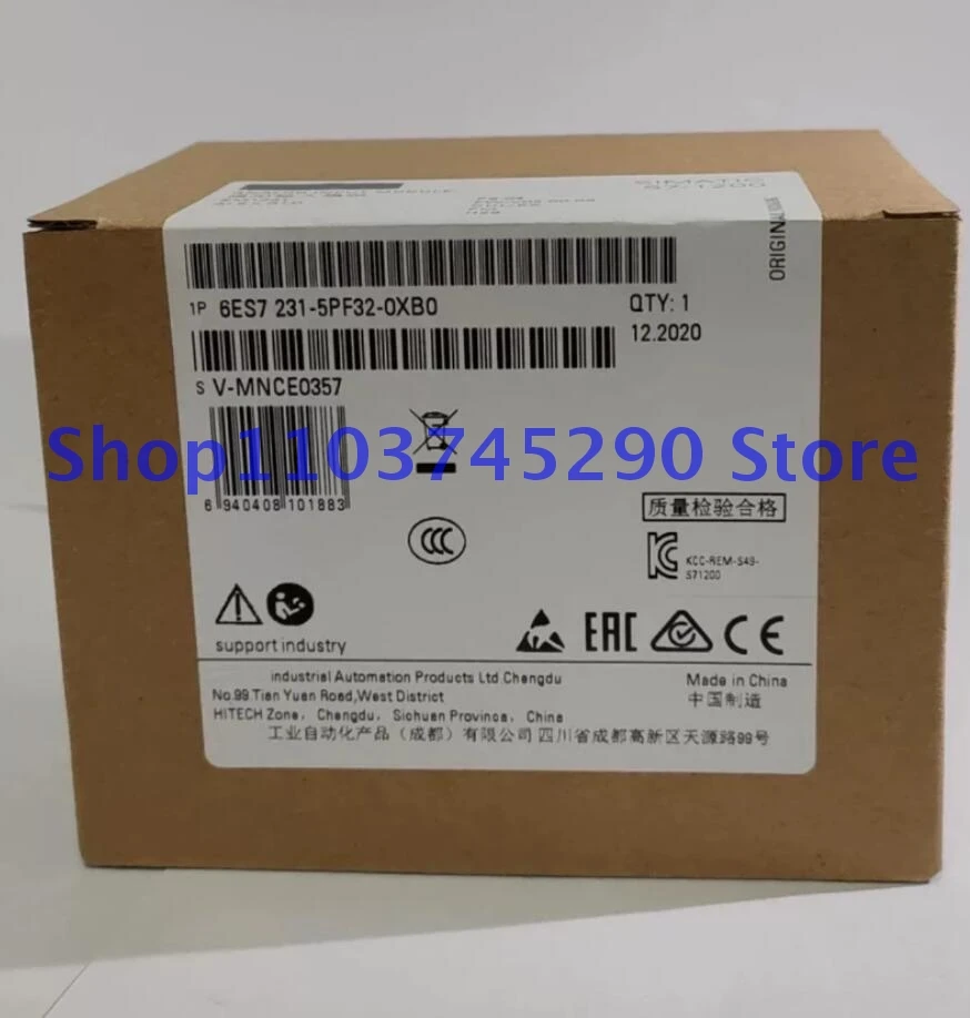 1 шт. быстрая доставка оригинальный модуль SIMATIC S7-1200 PLC новый 6ES7 231-5PD32-0XB0 в коробке