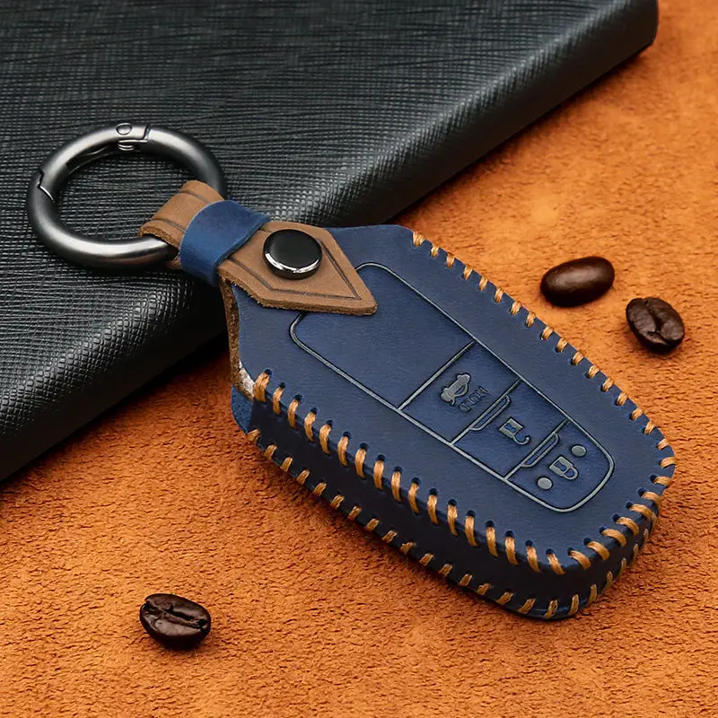 

For Toyota Auris 2012-2018 E180 for Toyota Prius V ZVW40 2012-2019 Retro Leather Car Remote Key Case Cover Fob Holder Protector