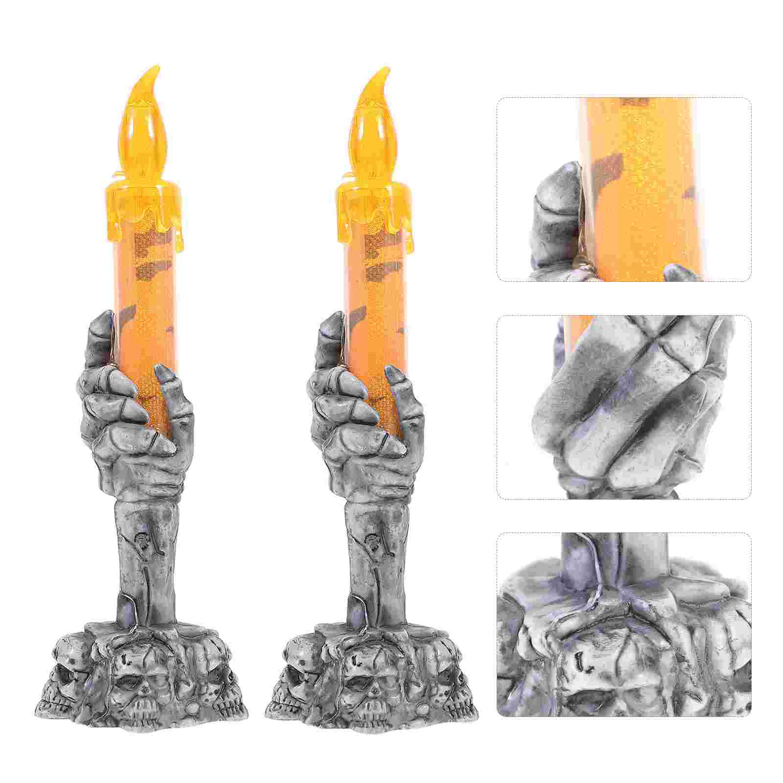 

Halloween Lights Operated Candles Lamp Table Decorations