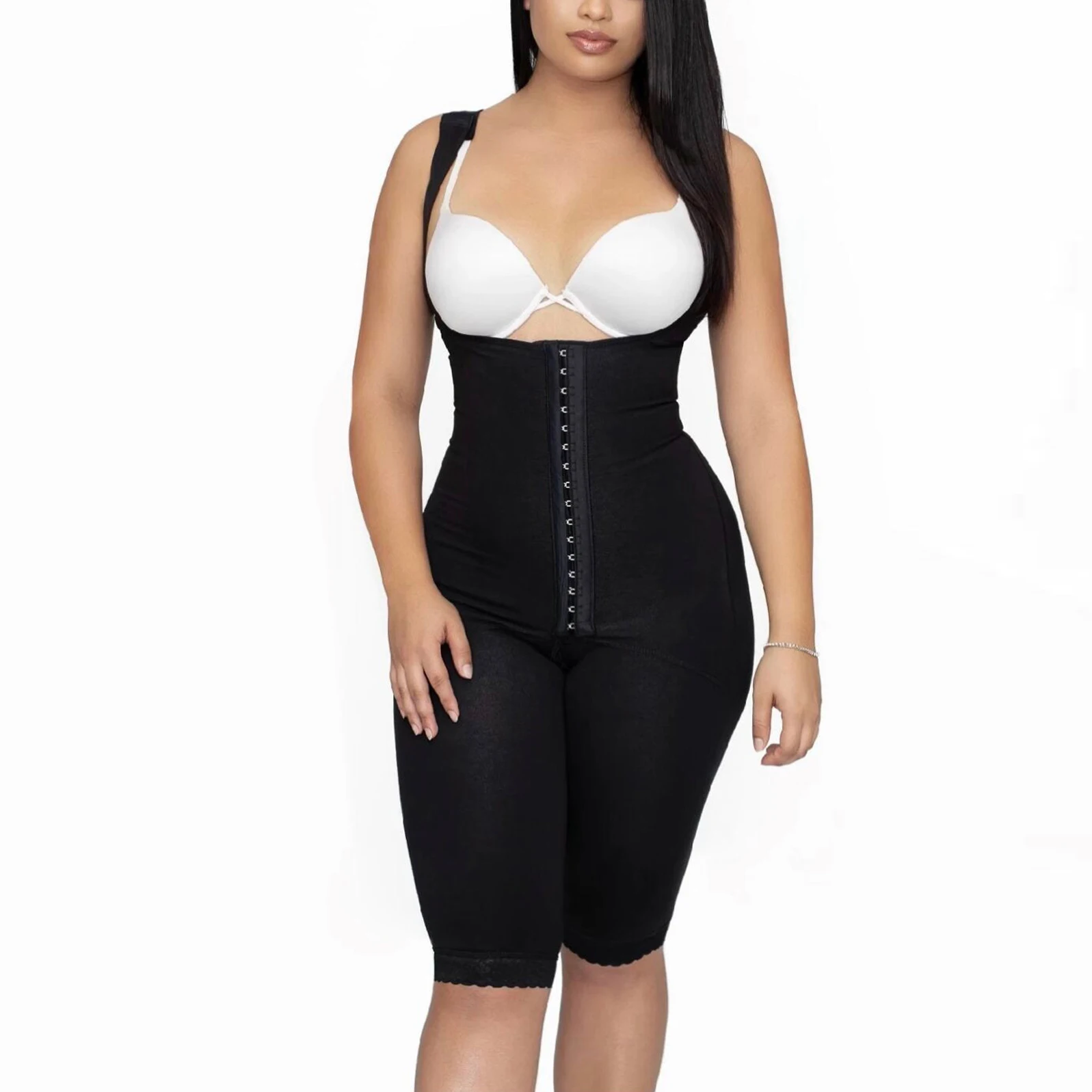 High Compression Girdles Colombian Buttocks Lifts Fat Burner Weight Loss Waist Trainer Skims Women Full Body Tummy Control