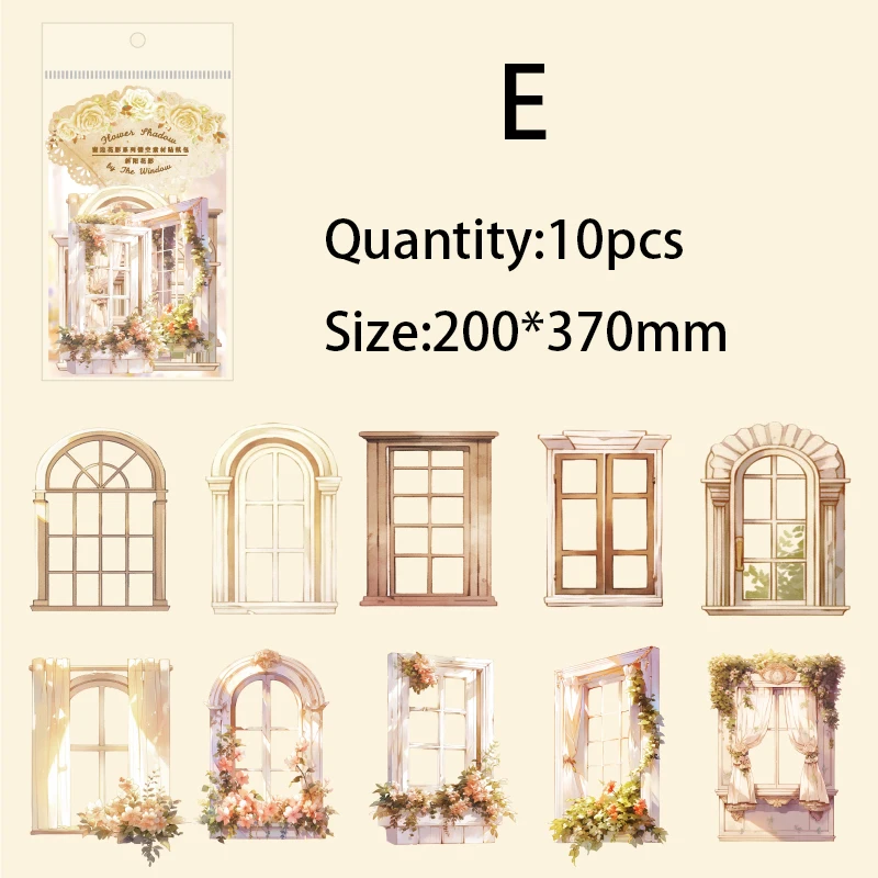 

Наклейки на окна Journamm с цветами