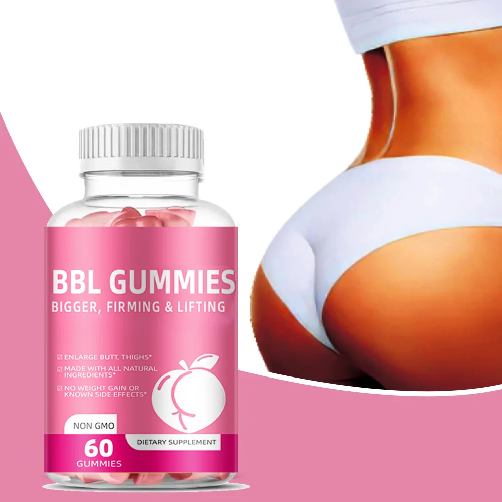 

1 bottle BBL Gummies Hip-lifting Soft Candy Dietary Supplement No Weight Gain Made with All Natural Ingerdients Sugar Dairy Free