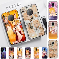 anime the helpful fox senko san phone case for huawei mate 20 10 9 40 30 lite pro x nova 2 3i 7se