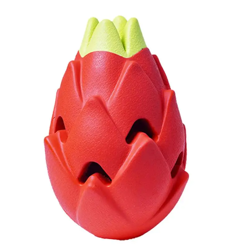 Резиновая игрушка для жевания собак Pitaya медленное питание и лечение Диспенсер