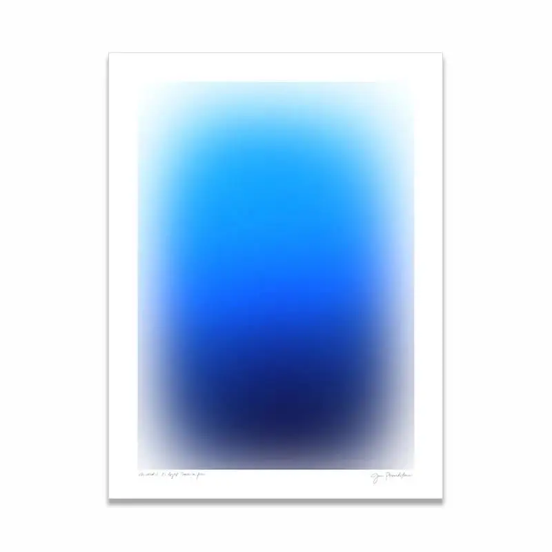 

Swoosh Blue Orange, HD плакат с принтом на холсте, домашняя гостиная, украшение комнаты, современный, минималистичный, настенное искусство, градиент