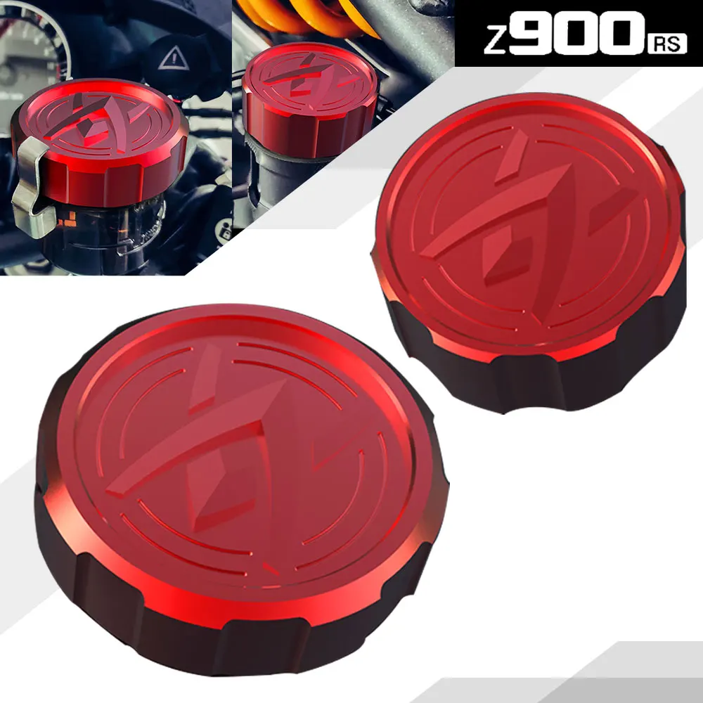 

Motorcycle Parts Front and Rear Brake Fluid Reservoir Caps For Kawasaki Z900RS Z 900RS 2018 2019 2020 2021 2022 2023 Z900RS Cafe